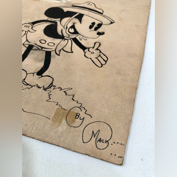 Vintage Mickey Mouse Art by Mack Lankford - Picture 2 of 3